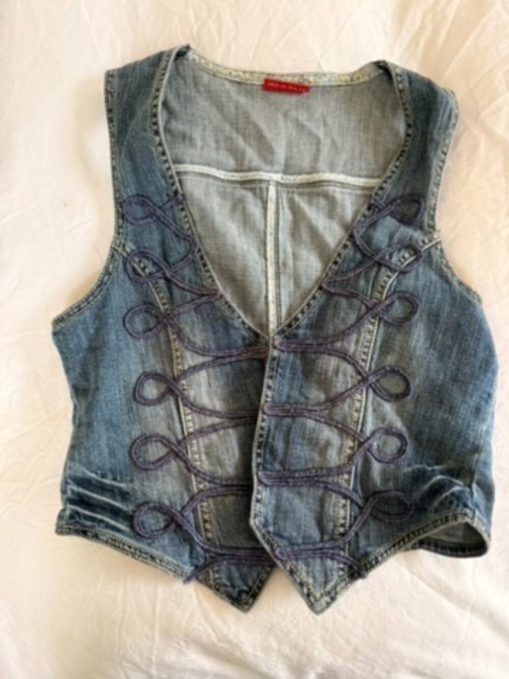 Vintage Women's Denim Vest, 2000s